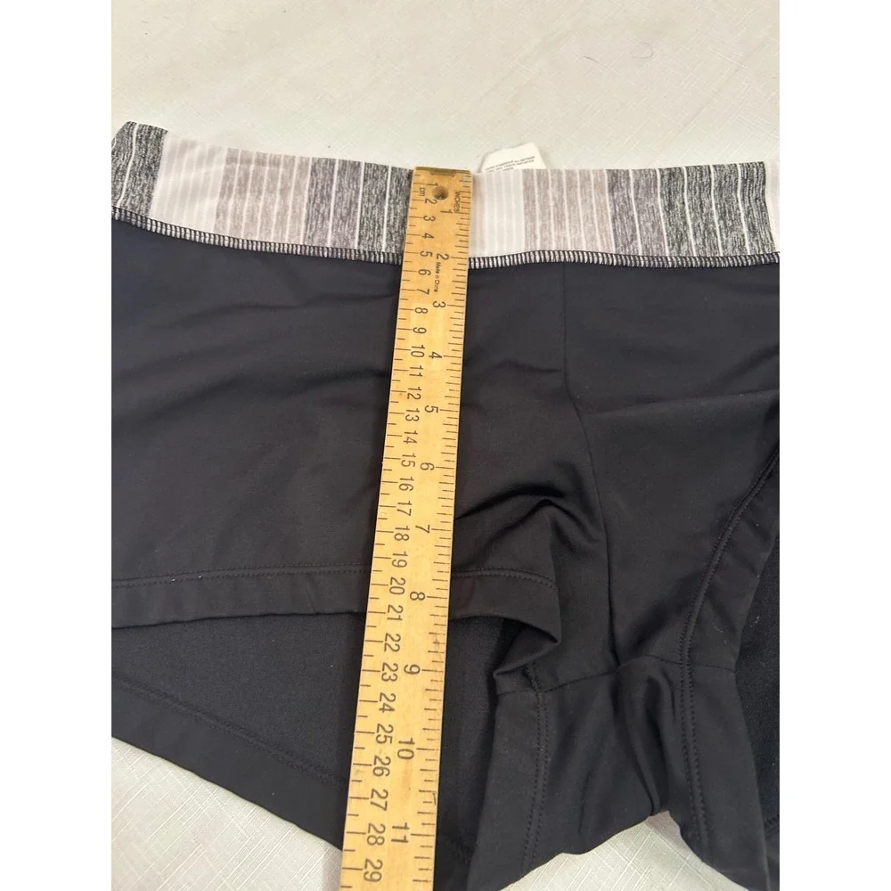 Nike Swim Shorts XL Black Striped Waistband Board Shorts Womens